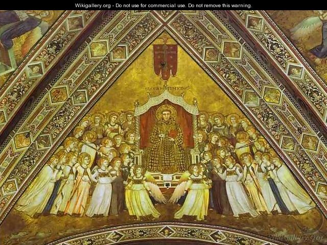 St Francis In Glory 1316-19 - Giotto Di Bondone