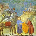 St Francis Giving His Cloak To A Poor Man 1295-1300 - Giotto Di Bondone