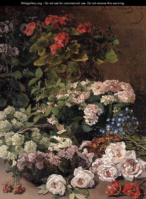 Spring Flowers 1864 - Claude Oscar Monet