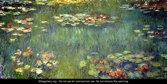 Pool with Waterlilies - Claude Oscar Monet