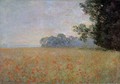 Oat and Poppy Field2 1890 - Claude Oscar Monet