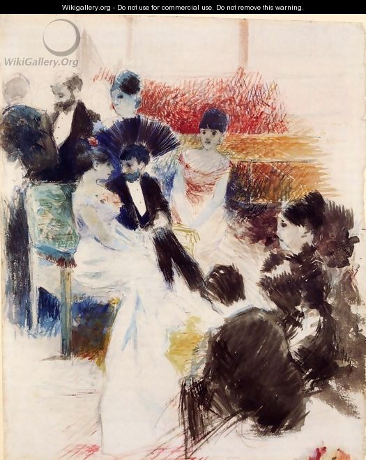 Parisian Salon 1878 - Jean-Louis Forain