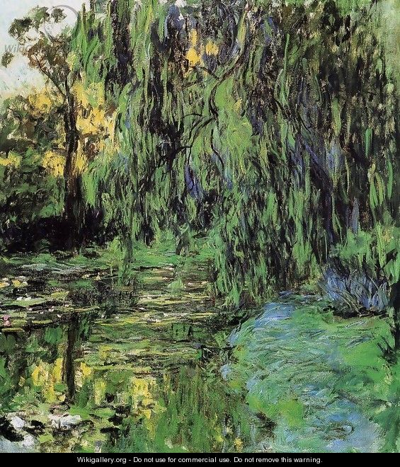 Weeping Willow and Water-Lily Pond2 1916-1919 - Claude Oscar Monet