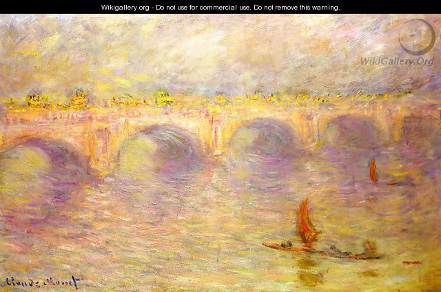 Waterloo Bridge 4 - Claude Oscar Monet