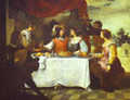 The Prodigal Son Feasting With Courtesans-1660s - Bartolome Esteban Murillo