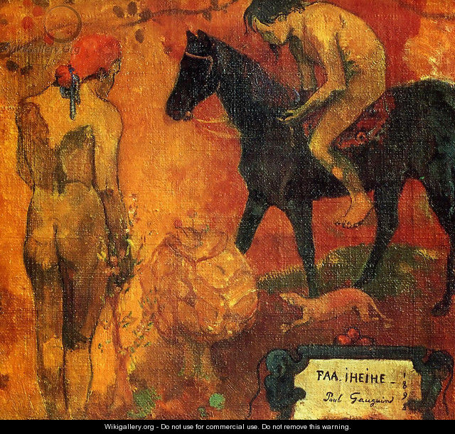 Faa Iheihe (aka Tahitian Pastoral) 1898 - Paul Gauguin