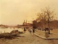 Pont Sue La Seine Avec Une Vue Sur Lancien Trocadero - Eleanor Fortescue-Brickdale