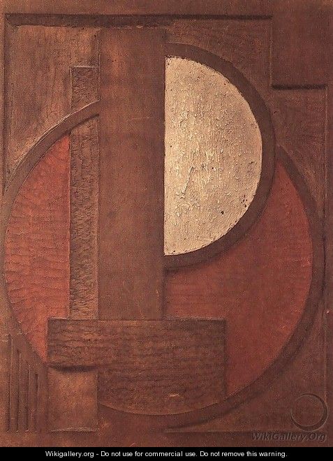 Wooden Relief 1923 - Karl Brulloff