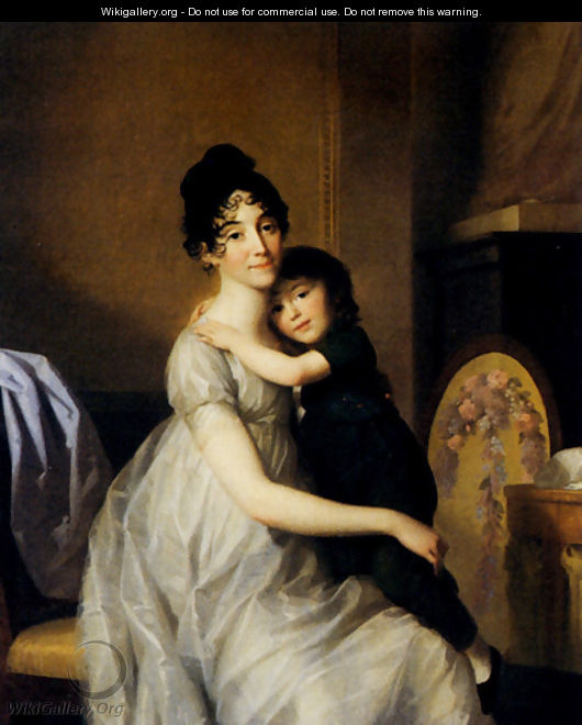 Anne Pauline Dufour Ferance And her Son Jean Marc Albert 1802 - Johann Heinrich The Elder Tischbein