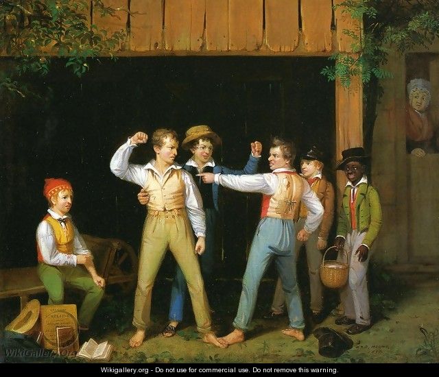 School Boys Quarreling 1830 - William Sidney Mount