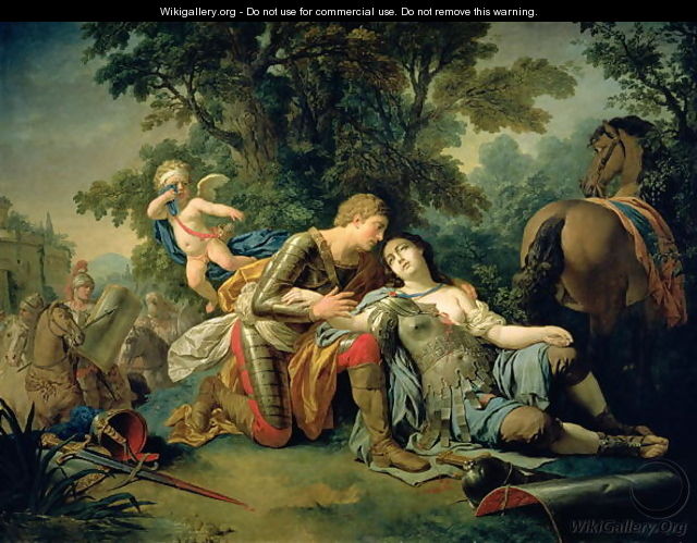 Tancred and Clorinda 1761 - Louis Lagrenee