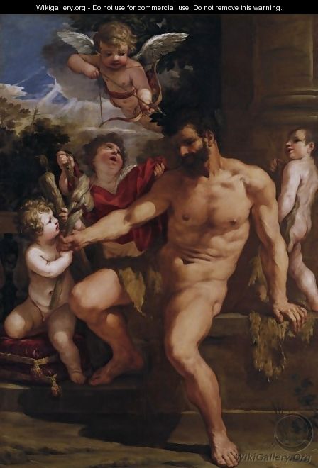 The Punishment of Hercules 1635 - Pietro Da Cortona (Barrettini)