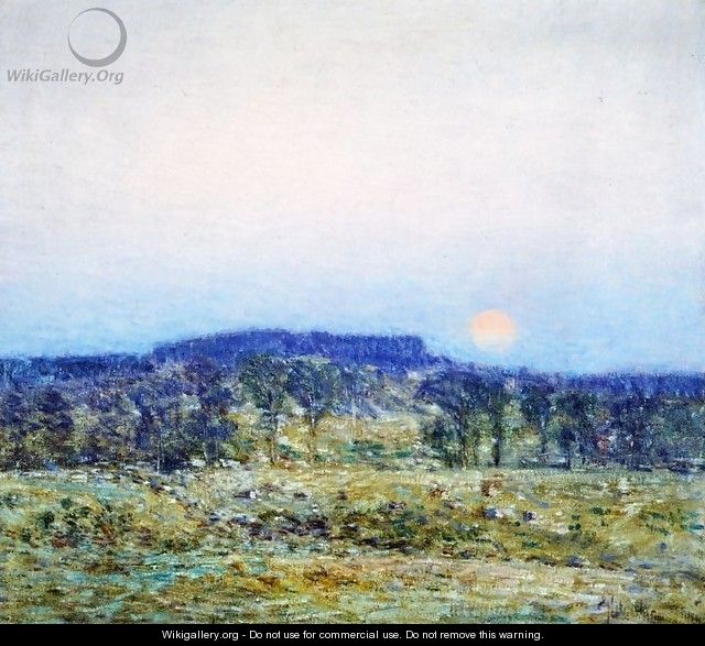 September Moonrise - Frederick Childe Hassam