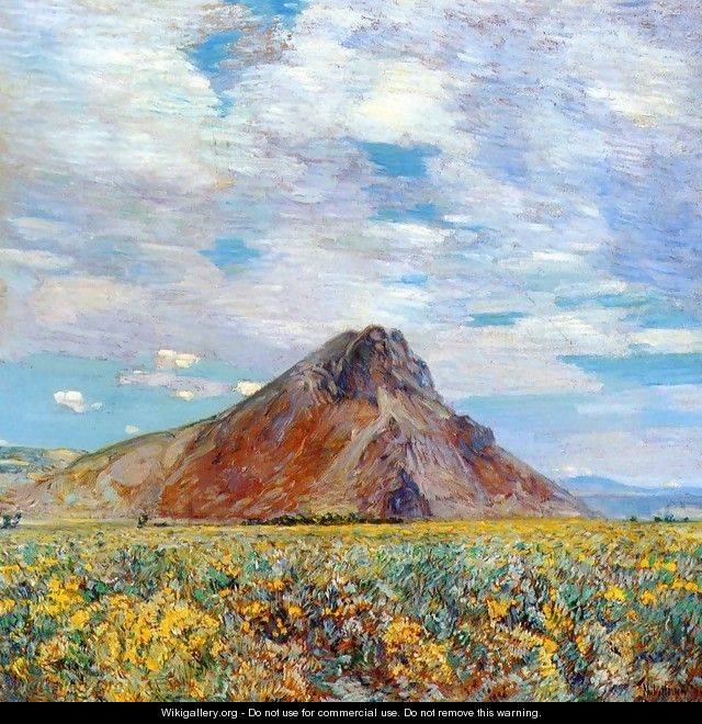 Sand Springs Butte - Frederick Childe Hassam