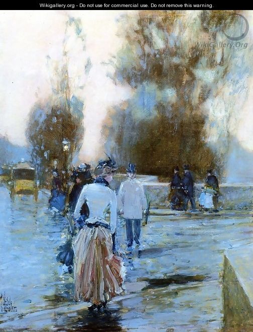 Quai des Tuileries - Frederick Childe Hassam