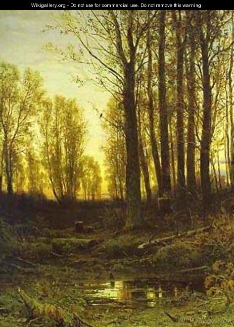 Twilight After Sunset 1874 - Ivan Shishkin