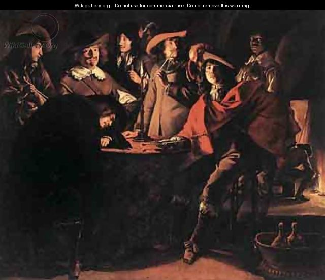 Smokers in an Interior 1643 - Louis Le Nain