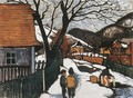 Village at Winter 1910 - Robert King