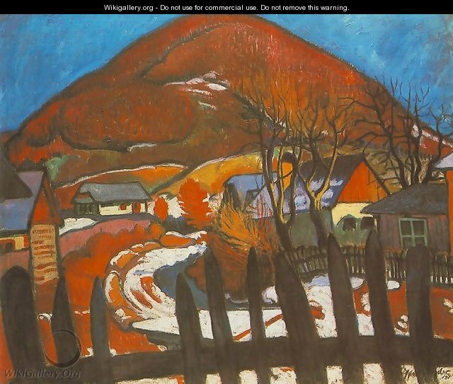 Landscape with Fence beginnig of 1910s - Robert King