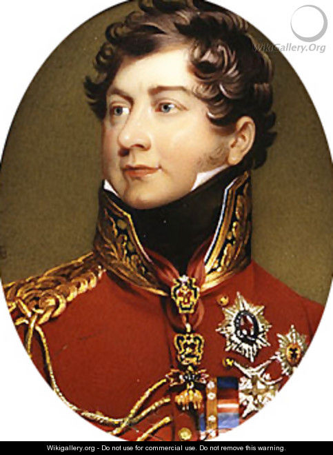 George IV (1762 1830) as Prince Regent after Lawrence 1816 - Henry Bone