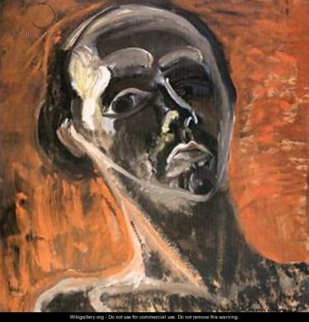 Self-portrait against a Red Background 1938 - Karl Briullov