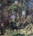 Forest Scene with Colt 1940 - Karl Briullov