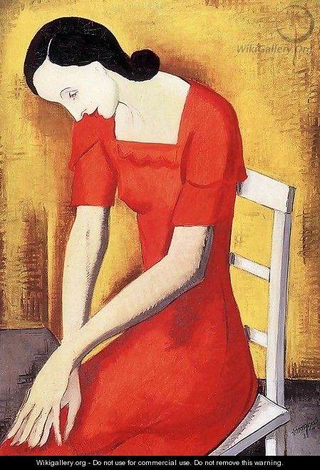 Woman in Red 1933 - George Loftus Noyes