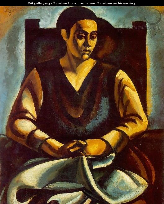 Sitting Woman 1918 - Bela Kondor