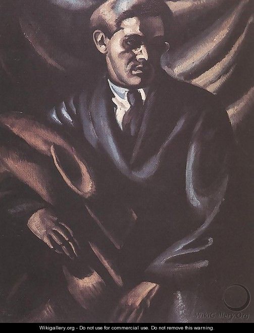 Portrait of Ivan Hevesy 1918 19 - Bela Kondor