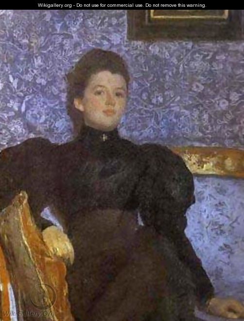 Portrait Of Countess Varvara Musina Pushkina 1895 - Valentin Aleksandrovich Serov