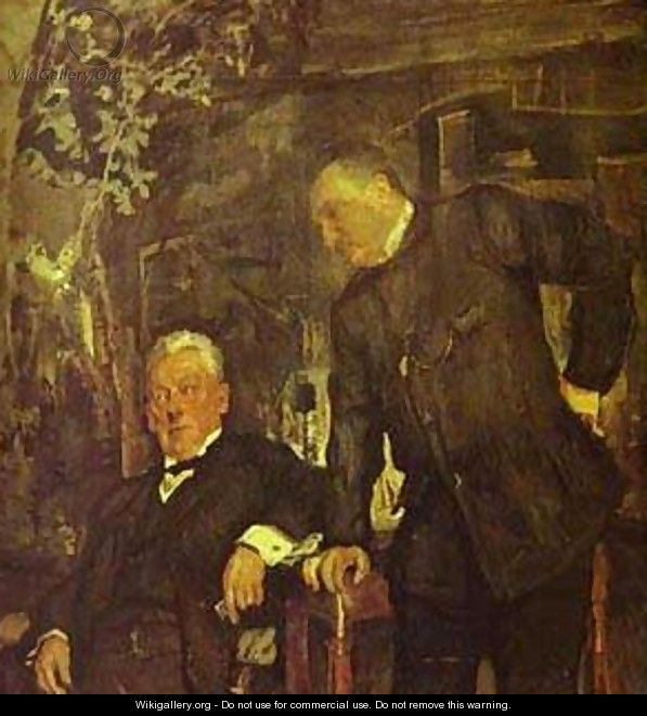 Portrait Of Alexander Lensky And Alexander Yuzhin 1908 - Valentin Aleksandrovich Serov