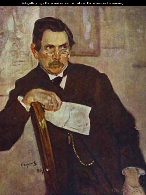 Portrait Of A Kasyanov 1907 - Valentin Aleksandrovich Serov