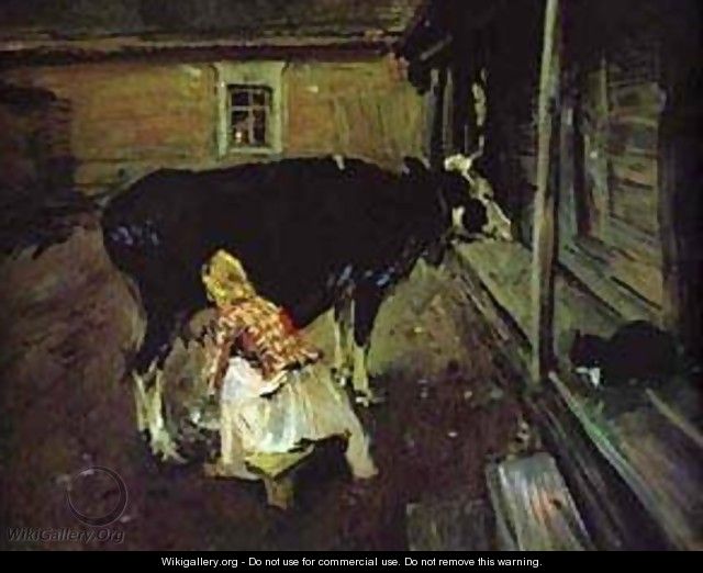 Farm Yard In Finland 1902 - Valentin Aleksandrovich Serov
