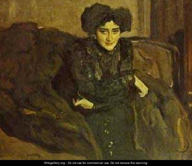 Portrait Of Yevdokia Loseva 1903 - Valentin Aleksandrovich Serov