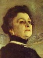 Portrait Of The Actress Maria Yermolova Detail 1905 - Valentin Aleksandrovich Serov