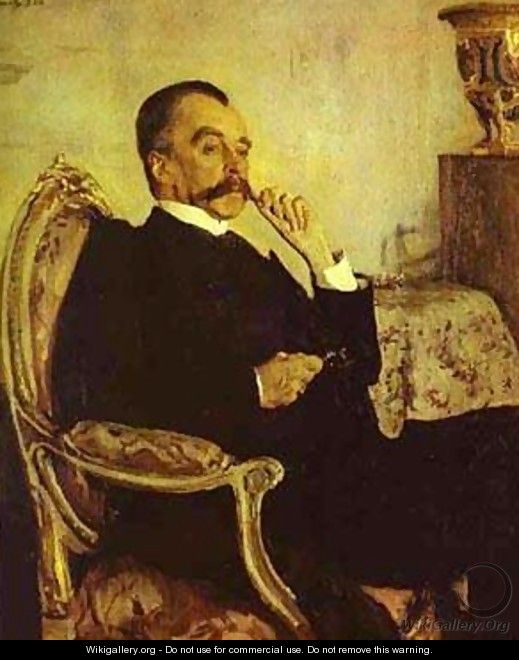 Portrait Of Prince Vladimir Golitsyn 1906 - Valentin Aleksandrovich Serov