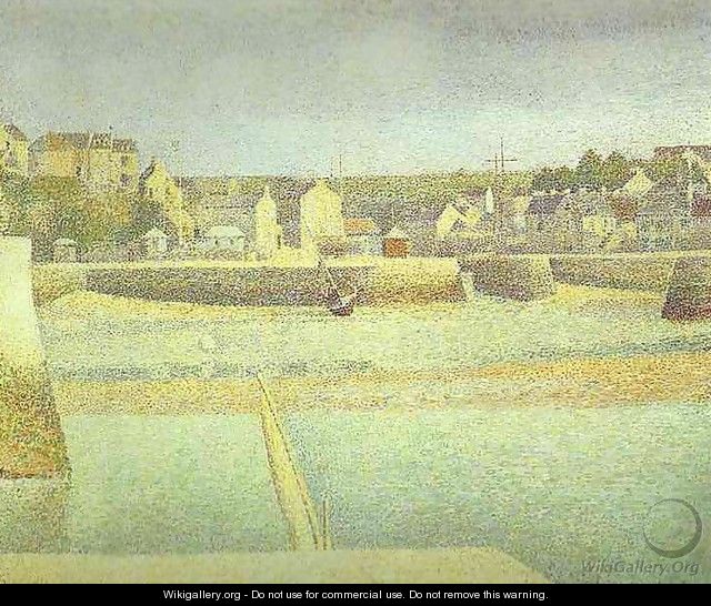 Port En Bese In Lavant Port Maree Basse 1888 - Georges Seurat