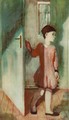Zsuzsa at the Door 1931 - Istvan Desi-Huber