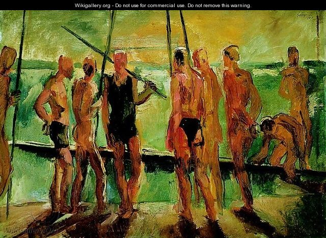 Rowers (Sketch) 1927 - Istvan Desi-Huber