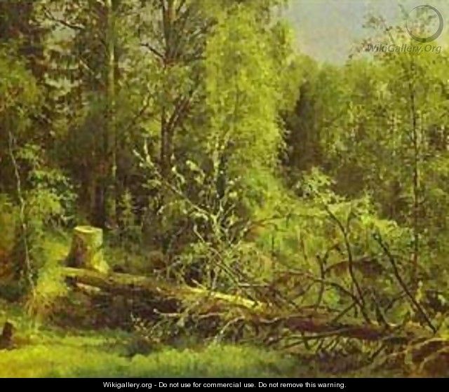 Fallen Tree 1875 - Ivan Shishkin