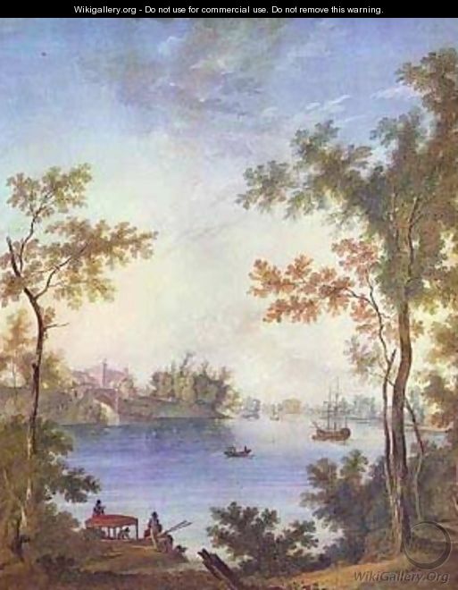 View On The Gatchina Palace From The Silver Lake 1798 - Semen Fedorovich Shchedrin