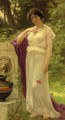 Young Woman with a Rose - Guillaume Seignac