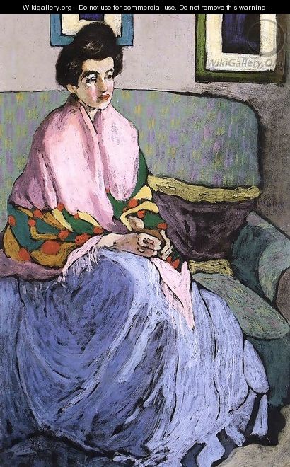 Portrait Study 1909 - Aurel Bernath