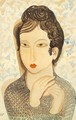 Portrait of a Woman with Black Hair 1938 - Aurel Bernath