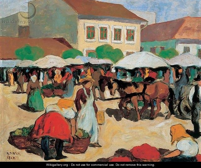 Market Square 1910 - Aurel Bernath