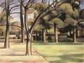 Trees (View of the City Garden) 1911 - Janos Kmetty
