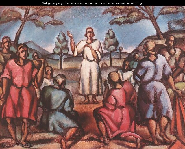 Sermon on the Mountain 1916 17 - Janos Kmetty