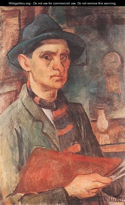 Self portrait 1930 - Janos Kmetty