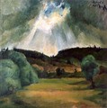 Landscape at Zsogod 1924 - Gyula Rudnay