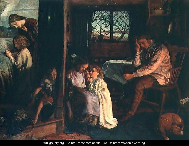 Bedtime 1862 - Arthur Hughes
